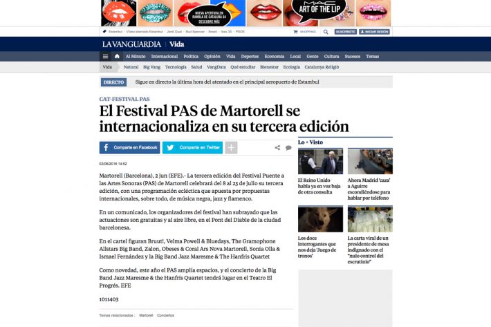 El Festival PAS de Martorell se internacionaliza en su tercera edición